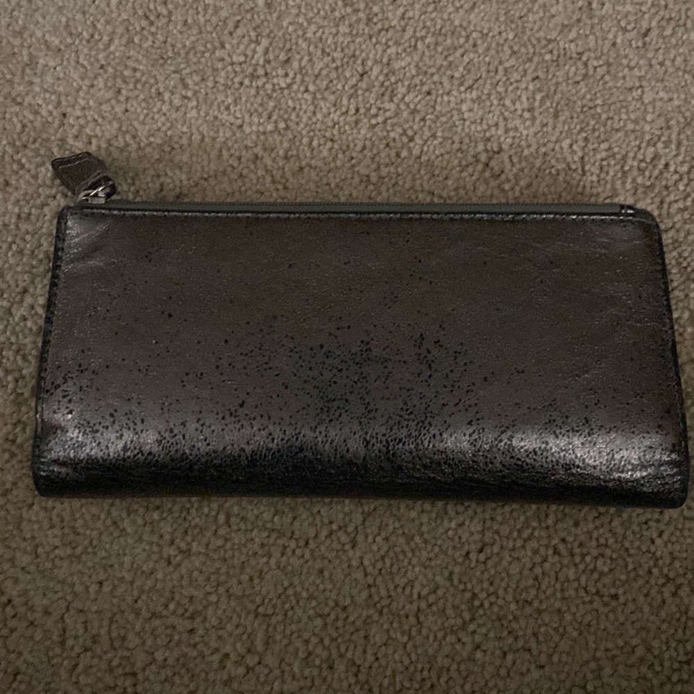Coach Chrome/Metallic Trifold wallet - Picture 4 of 4